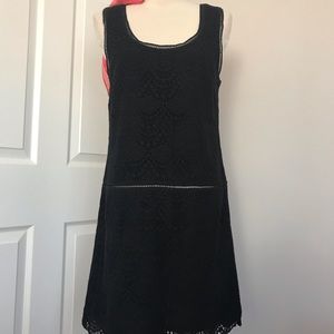 Beautiful Juicy Couture Black Crochet Dress, US 0